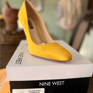 Nine West Vibrant Yellow Heels